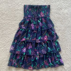 Floral halter dress, perfect condition